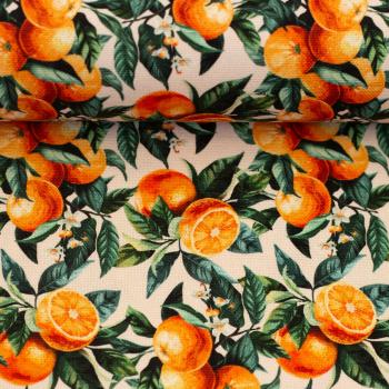 Preview: Dekodruck Matteo Orangen von Swafing